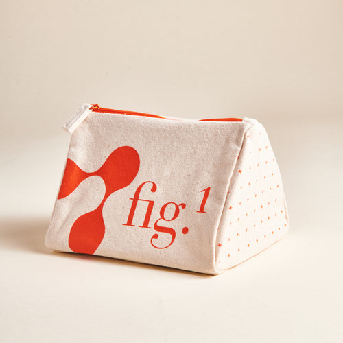 Fig.1 Organic Cotton Canvas Cosmetic Pouch